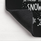 Xmas Themed Spread Kindness Like Snowflakes Merry  Mousepad (Ecke)