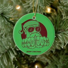 Xmas Time Ceramic Ornament