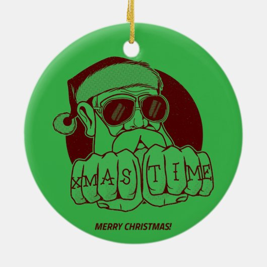 Xmas Time Ceramic Ornament (Hinten)