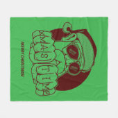 Xmas Time Fleece Blanket (Vorderseite (Horizontal))