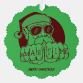 Xmas Time Paper Ornament (Rückseite)