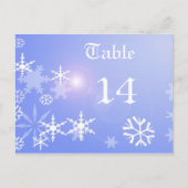 Xmas-Tischnummer Postkarte (Vorderseite)