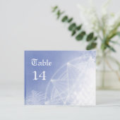 Xmas-Tischnummern Postkarte (Stehend Vorderseite)