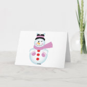 Xmas-Tochter Feiertagskarte (Rückseite)