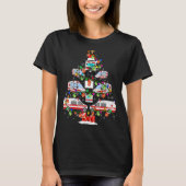 Xmas Tree Ambulance Xmas Lights Santa Ambulance Dr T-Shirt (Vorderseite)