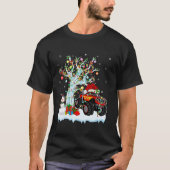 Xmas Tree Decoration Lighting Monster Truck Christ T-Shirt (Vorderseite)