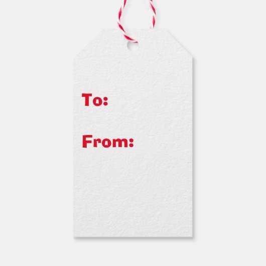 Xmas Tree Geschenkanhänger (Rückseite)