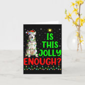 Xmas Tree Is This Jolly Enough Alaskan Malamute Ch Karte (Gelbe Blume)