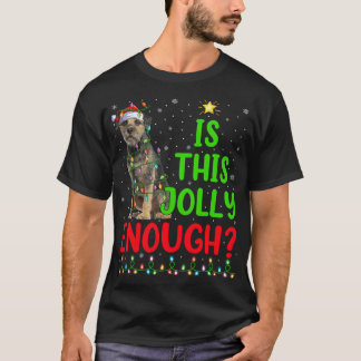Xmas Tree ist dieses jolly genug Grenze Terrier Ch T-Shirt