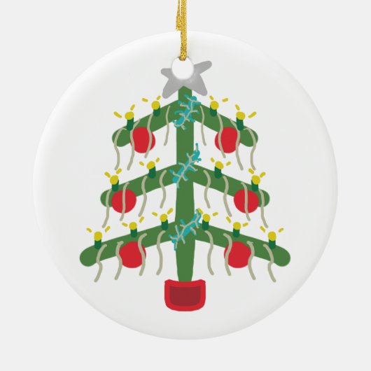 Xmas Tree Keramik Ornament (Hinten)