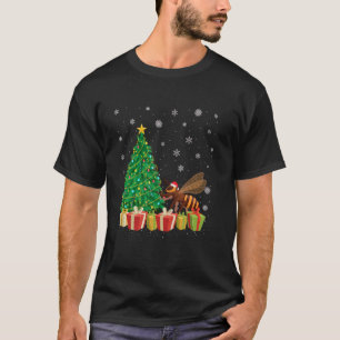 Xmas Tree Lighting Weihnachtsmannmütze Asiatisch R T-Shirt