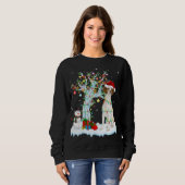 Xmas Tree Lighting Weihnachtsmannmütze Brittany Sp Sweatshirt (Vorne ganz)