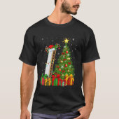 Xmas Tree Lighting Weihnachtsmannmütze Musical Har T-Shirt (Vorderseite)