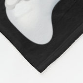 Xmas Tree Lights Santa Hat Avocado Fruit Christmas Fleecedecke (Ecke)