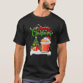 Xmas Tree Lights Santa Hat Fast Food Cup Noodles C T-Shirt (Vorderseite)
