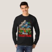 Xmas Tree Lights Weihnachts Pajama Fish Animals Lo T-Shirt (Vorne ganz)