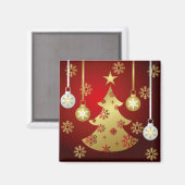 Xmas Tree Magnet (Vorderseite/Rückseite)