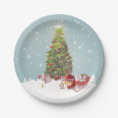 Xmas Tree Pappteller (Vorderseite)