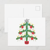 Xmas Tree Postkarte (Vorne/Hinten)