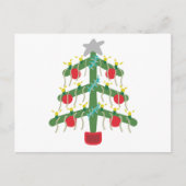 Xmas Tree Postkarte (Vorderseite)