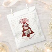 Xmas Tree Red Buffalo Gold Foto Frohe Weihnachten Geschenktütchen (Ausgeschnitten)
