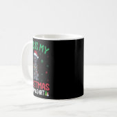 Xmas Tree Santa German Kurzhaar Pointer Dog Chr Kaffeetasse (Vorderseite Links)