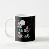 Xmas Tree Santa Riding Hammerhead Hai Funny Chri Kaffeetasse (Links)