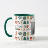 Xmas Trees Colored Noel Christmas Tasse (Links)
