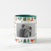 Xmas Trees Colored Noel Christmas Tasse