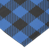 Xmas Tropischer Cartoon auf Blue Buffalo Muster Tischdecke (Schrägansicht)