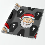 Xmas vampire santa claus särge geschenkpapier<br><div class="desc">"xmas vampire santa claus coffins",  vampire, "christvampire", "gothic christmas", "goth christmas", "vampire santa claus", "hässliche Weihnachten", "evil santa claus", "albtraumhafte Weihnachten""beängstigende Weihnachten"</div>