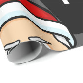 Xmas vampire santa claus särge geschenkpapier (Rolleneckpunkt)