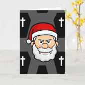 Xmas vampire santa claus särge karte (Gelbe Blume)
