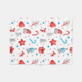Xmas Wall Decor Ideen Fleecedecke (Vorderseite (Horizontal))