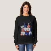 Xmas Weihnachtsmannmütze American Frohe Weihnachts Sweatshirt (Vorne ganz)