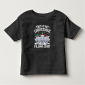 Xmas Weihnachtsmannmütze Reindeer Rhino Christmas Kleinkind T-shirt (Vorderseite)