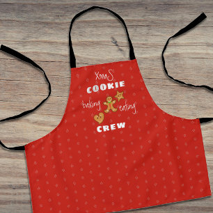 XmaS Weihnachtsplätzchen-Back-Ess-Crew-Gingerbread Schürze