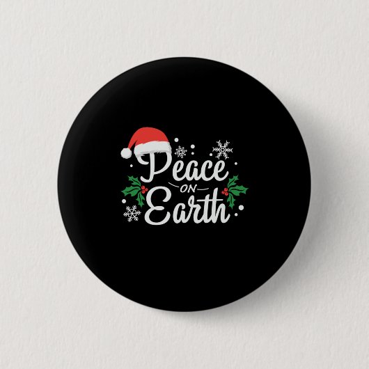 Xmas Weltfrieden Button (Vorderseite)