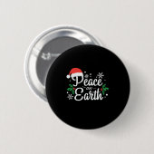 Xmas Weltfrieden Button (Vorne & Hinten)