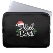 Xmas Weltfrieden Laptopschutzhülle (Vorderseite)