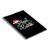 Xmas Weltfrieden Notizblock (Rechte Seite)