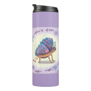 Xmas-Weltraumschmetterling Thermosbecher