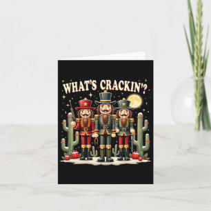 Xmas Western Nutcracker Was ist Crackin Weihnachte Karte