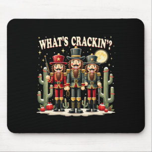 Xmas Western Nutcracker Was ist Crackin Weihnachte Mousepad