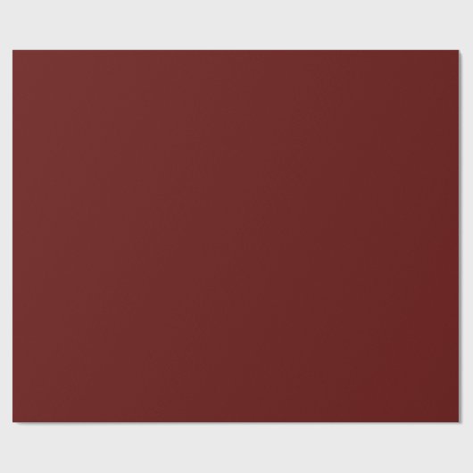 Xmas Wine Solid Color Geschenkpapier (Flach)