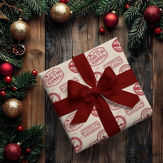 Xmas Wine Solid Color Satinband