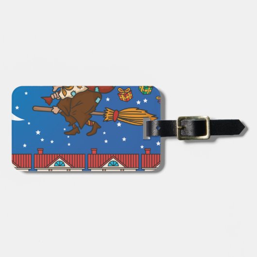 xmas witz Befana Gepäckanhänger (Vorderseite horizontal)