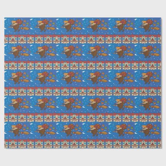 xmas witz Befana Geschenkpapier (Flach)