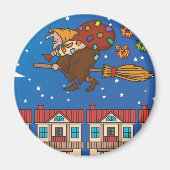 xmas witz Befana Magnet (Vorne)