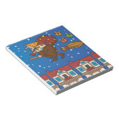 xmas witz Befana Notizblock (angewinkelt)